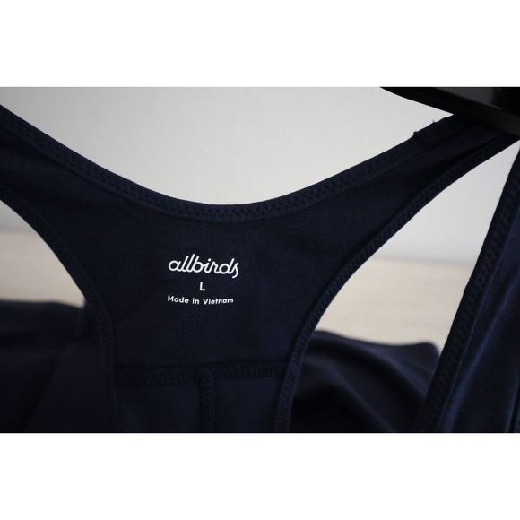 allbirds AK0013W003 Women's Sz Large True Navy Blue Natural Flow Studio Tank Top - Picture 3 of 9